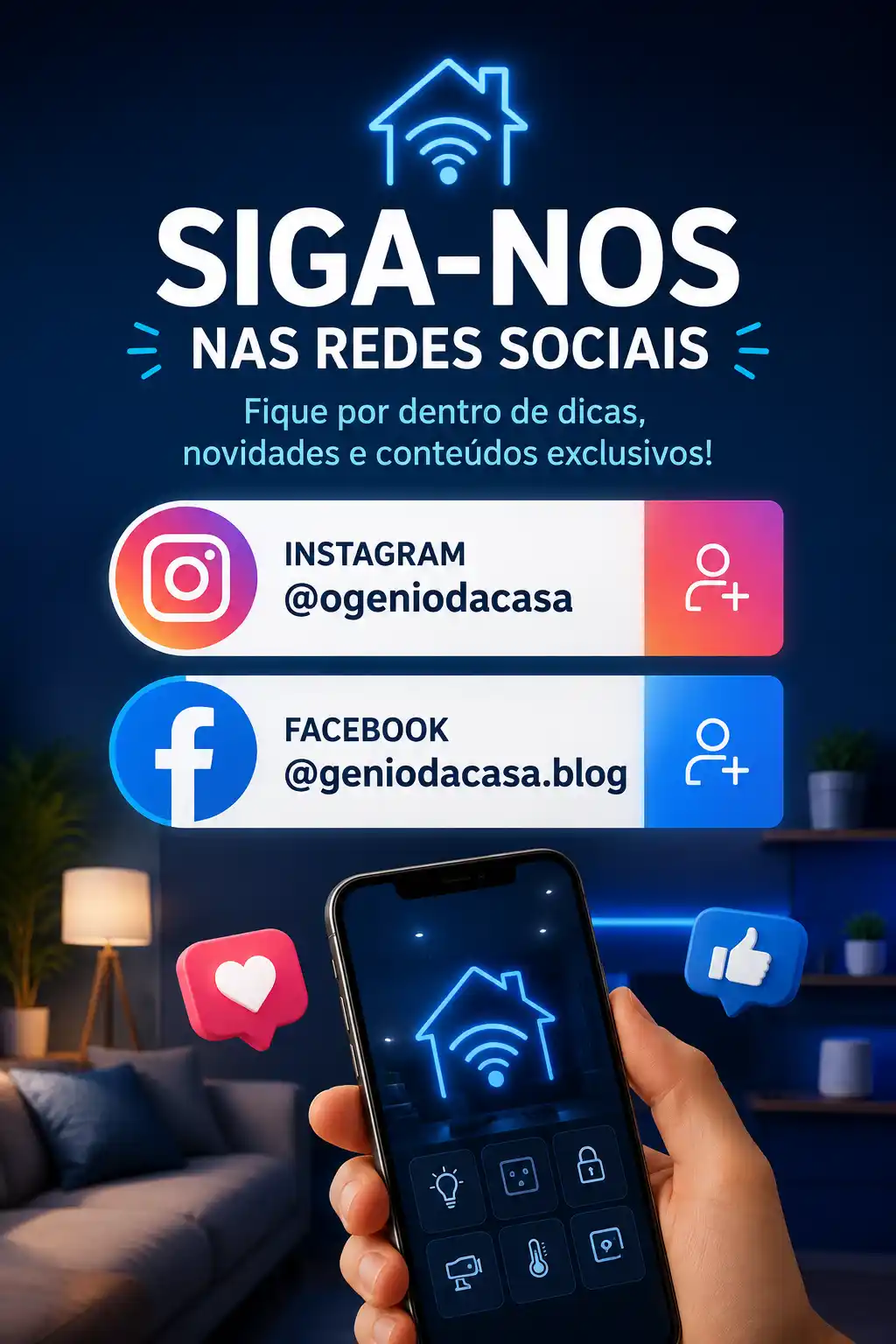 Siga-nos nas redes sociais
