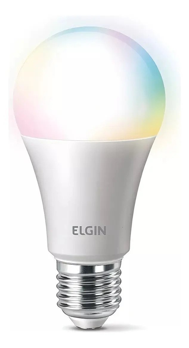 lampada inteligente elgin rgb