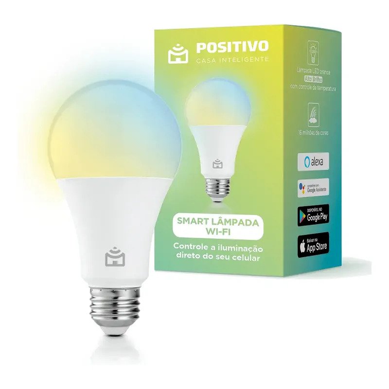 lampada inteligente positivo rgb