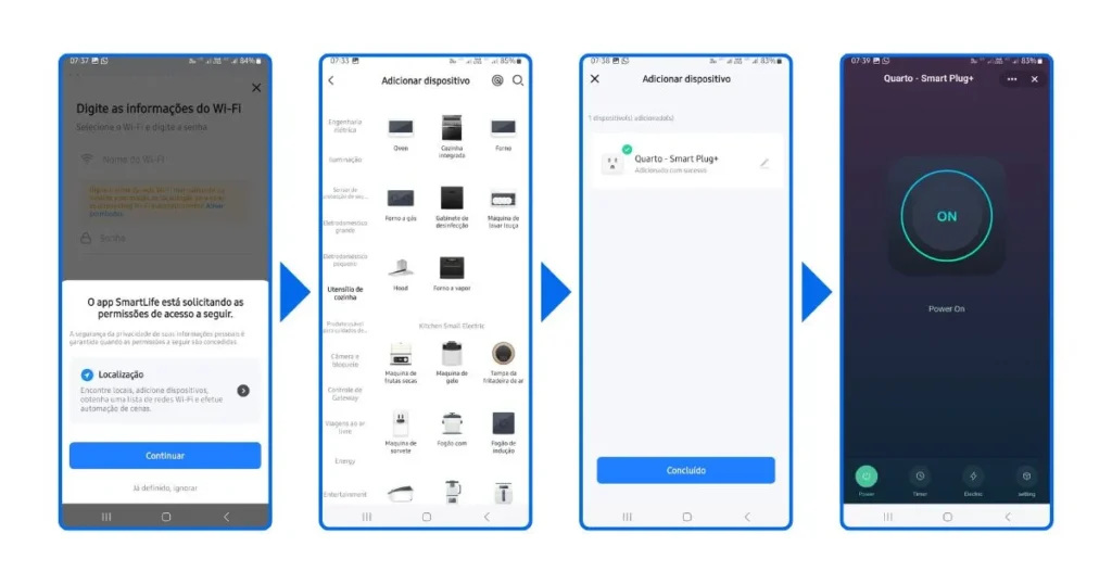 print real do app Smart Life
