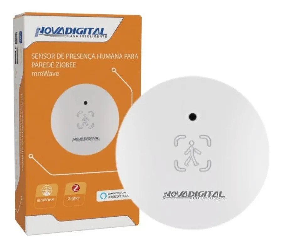 Sensor de Movimento e Presença com tecnologia Zigbee da Novadigital