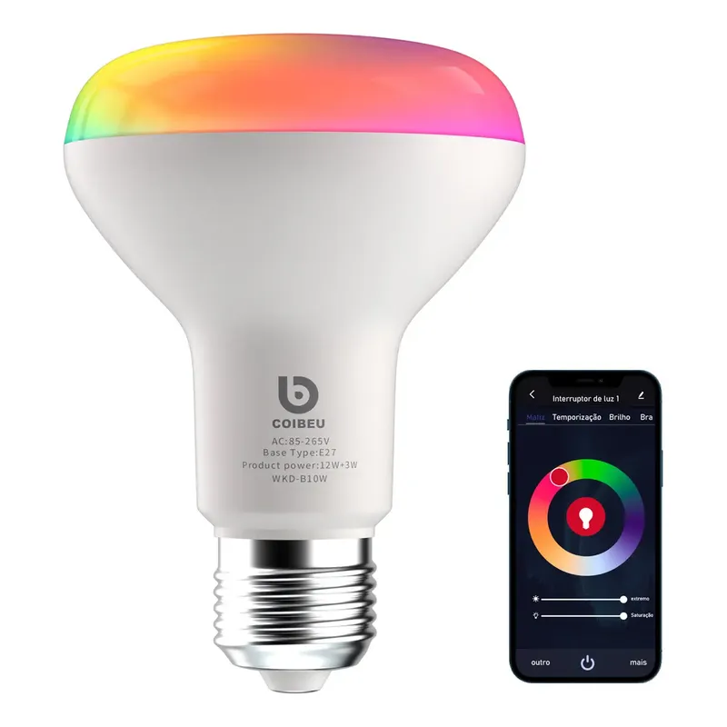Lâmpada Coibeu RGB+CCT 12W+3W